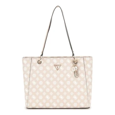 Abbildung von Guess Noelle TOTE Handtasche, Damen, Größe: One Size, Sand logo
