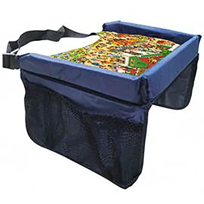 Abbildung von Unitec 73728 Spiel Reiseunterlage Esstisch Spieltisch Reisetisch für Kinder mit Motiv Bauernhof tragbar