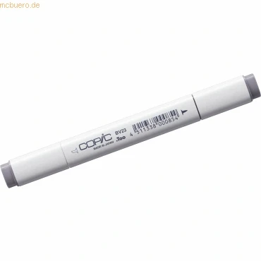 Abbildung von COPIC Classic Marker Typ BV 23, Grayish Lavender, professioneller Layoutmarker, mit einer breiten und feinen Spitze