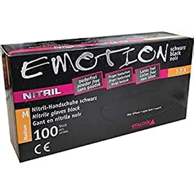 Abbildung von Efalock Professional Emotion Nitril Handschuhe Größe M, 1er Pack, (1x 100 Stück)