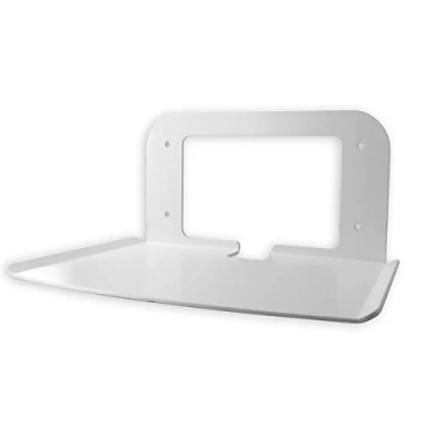 Abbildung von SX Concept Wandhalterung für Sonos Play 5 Generation 2 weiß minimalistisch Design Kleiner Wandabstand einfache Befestigungsmöglichkeit Made in Germany