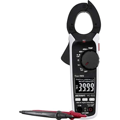 Abbildung von VOLTCRAFT VC 522 Stromzange digital CAT III 600 V Anzeige (Counts): 4000