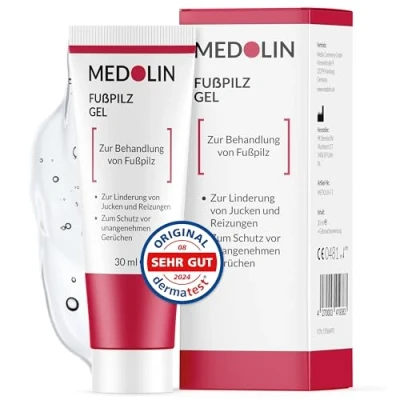 Abbildung von Medolin® Fußpilzgel Fußpilz Creme 30 ml