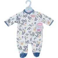 Abbildung von Baby Annabell Puppenkleidung Strampler blau Blätter, 43 cm, mit Kleiderbügel