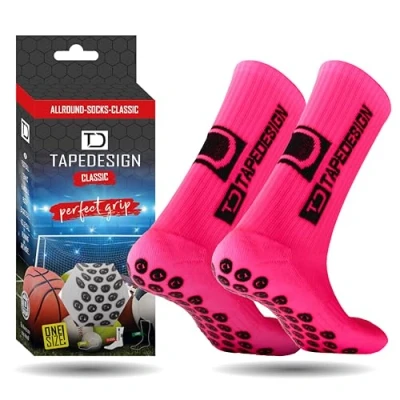 Abbildung von Tapedesign Unisex Allround Classic Socken, Neo Pink, Einheitsgröße EU