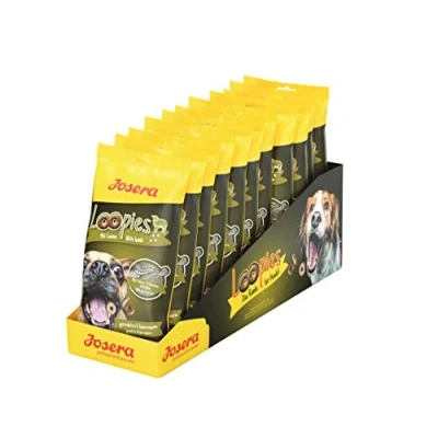 Abbildung von JOSERA Loopies mit Lamm (11 x 150 g) getreidefreie Hundeleckerlis wenig Fett Super Premium Qualität ohne Zucker 11er Pack