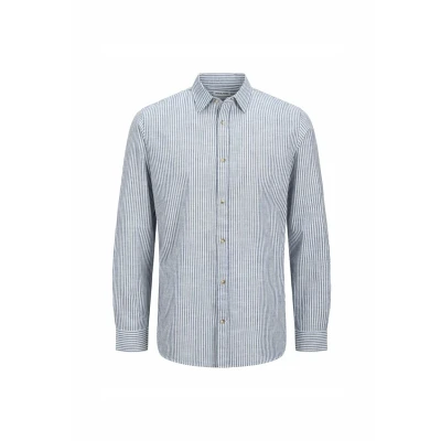Abbildung von Jack &amp; Jones Jjesummer Hemd, Herren, Größe: Medium, Infinity detail:stripe