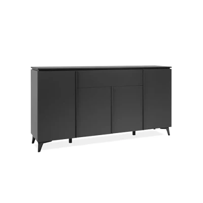 Abbildung von Finori Schuhschrank Kommode Sideboard Bertrix, Schiefer dunkel / Anthrazit, verschiedene