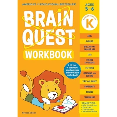Abbildung von Brain Quest Workbook: Kindergarten Revised Edition (Brain Workbooks)