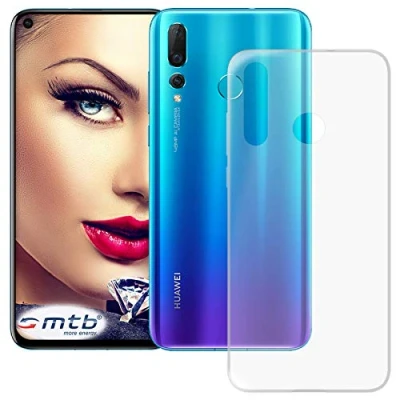 Abbildung von mtb more energy® Hülle Clear &amp; Slim für Huawei Nova 4 (6.4&#039;&#039;) transparent flexibel TPU Silikon Schutzhülle Case Cover Tasche