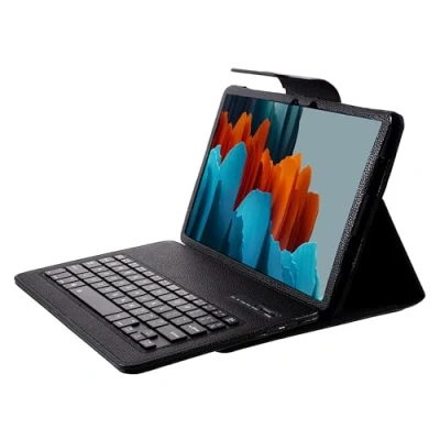 Abbildung von Cazy Tastatur Hülle Kompatibel mit Samsung Galaxy Tab S7/S8 Schutz Etui magnetisch Abnehmbarer Layout: QWERTY