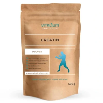 Abbildung von meinVitalium reines Creatin Monohydrat Pulver 500 g