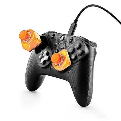 Abbildung von Thrustmaster ESWAP S PRO CONTROLLER LED ORANGE CRYSTAL LIMITED EDITION, Offiziell Lizenziert für Xbox Series XS Exklusiv bei AMAZON