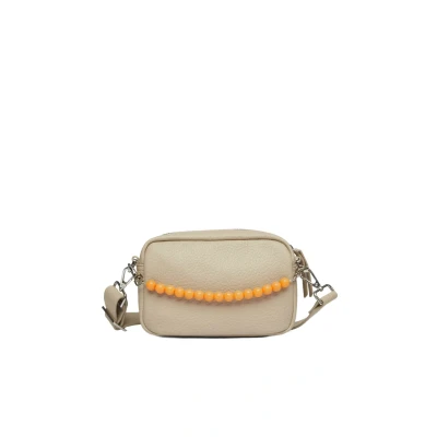 Abbildung von s.Oliver MIT Abnehmbarem Perlenhenkel UND Reissverschlussfach Umhängetasche, Damen, Größe: One Size, Beige