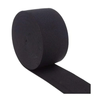 Abbildung von LIMIKPH 5 Meter Gummiband zum Nähen, 35mm 45mm 55mm 65mm breit Schwarz, Weiß Stretch (Schwarz, 5mx65mm)