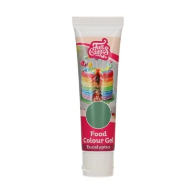 Abbildung von FunCakes Food Colour Gel Eukalyptus: Hochkonzentrierte Lebensmittelfarbe für Teig, Creme, Fondant, Marzipan. Einfache Dosierung. Einzelne Tropfen, um lebendige Farben zu erzeugen. Halal. 30 g.