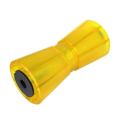 Abbildung von 194x61 mm Kielrolle gelb 17 Nabendurchmesser Knott Anhängershop
