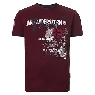 Abbildung von Jan Vanderstorm T Shirt SÖLVE aus robustem Baumwolljersey