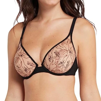 Abbildung von Miss Sans Complexe, Triangel Bügel BH, Tamara, IWC Farbiges Handmuster, 70C