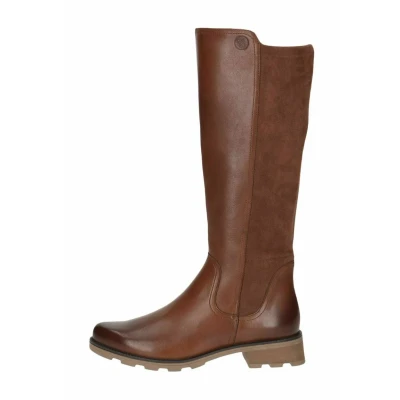 Abbildung von Caprice Plateaustiefel, Damen, Größe: 37.5, Cognac comb Schuhe