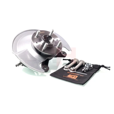 Abbildung von GH 282637V Achsschenkel Vorderachse links mit Radnabe, Radlager, Spritzschutzkappe, Schrauben HONDA: CIVIC 7 Hatchback