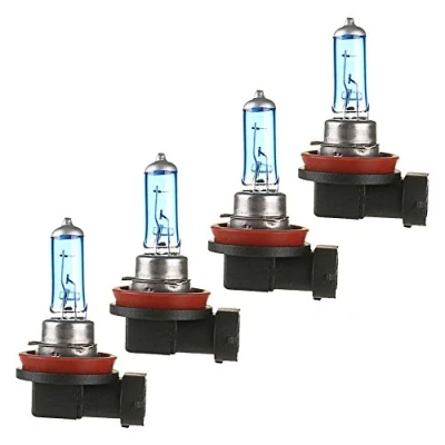 Abbildung von Mintice™ 4 X KFZ Auto H11 6000K Xenon Gas Halogen Scheinwerfer Weiß Licht Lampen Birnen 55W