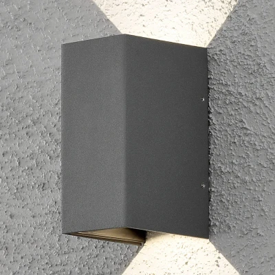 Abbildung von LED Außenwandleuchte Cremona 8 cm anthrazit