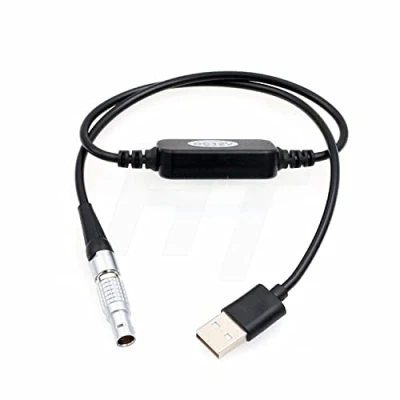 Abbildung von HangTon 5 V USB auf 0B 2 poliges Stromkabel für ARRI Transvideo StarliteHD Monitor, Zacuto Sucher, Teradek Bolt 61 cm