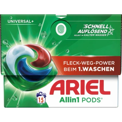 Abbildung von Ariel All in 1 Pods Universal+ Waschmittel 15WL