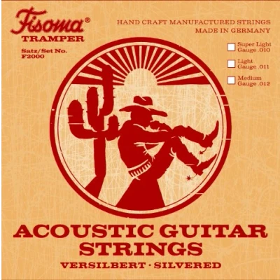 Abbildung von Satz FISOMA Stahlsaiten für Akustikgitarre Medium