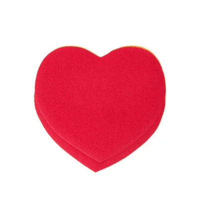 Abbildung von Kleiber + Co.GmbH Jeans Flecken Herzen, ca. 8,5 cm x 10,5 cm, Rot
