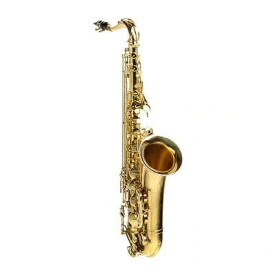 Abbildung von Monzani Saxophon, MZTS 110 Tenor Saxophon Bb Stimmung Messingkorpus Messingklappen Klarlack lackiert inklusive Mundstück Wischer Tragegestell Koffer mit Rucksackvorrichtung Graviert, Saxophone, Stimmung,