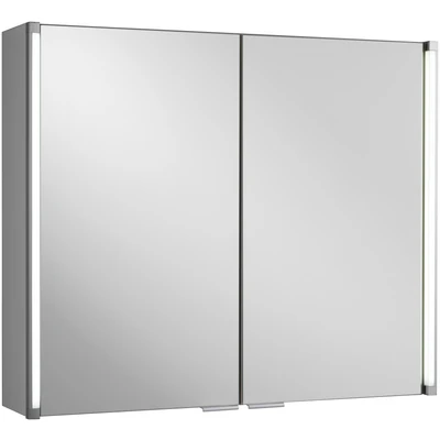 Abbildung von FACKELMANN Spiegelschrank &quot;LED LINE&quot;, Badmöbel Breite 81 cm