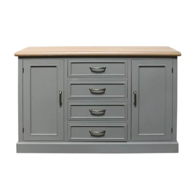 Abbildung von Grafelstein Sideboard Farmhouse grau braun Anrichte Kommode Landhausmöbel modern