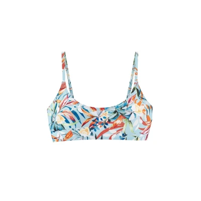 Abbildung von Venice Beach Bikinitop hellblaubedruckt, Damen, Größe: 34xC/D, Hellblau/bedruckt