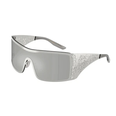 Abbildung von Dolce&amp;Gabbana Unisex Sonnenbrille silvercoloured, Größe: 38, Silver coloured