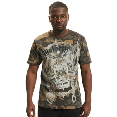 Abbildung von Brandit MOTÖRHEAD Warpig Print Tshirt print, Herren, Größe: 4XL, Darkcamo