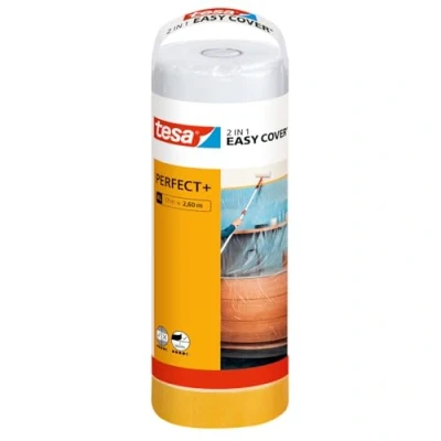 Abbildung von tesa Easy Cover Perfect+ 56575 00000 00 Abdeckfolie Gelb, Transparent (L x B) 17 m 2,60 1 Set