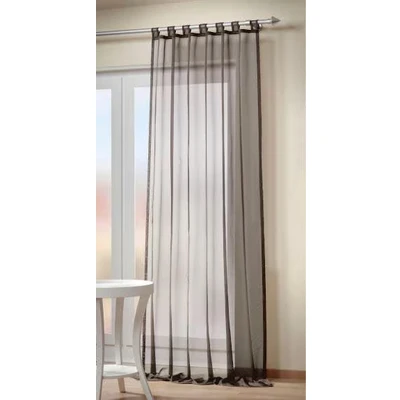 Abbildung von HOME WOHNIDEEN Vorhang ALPHA, Schlaufen (1 St), transparent, Voile, HxB: 245x140, preisgünstiger Uni Schlaufenschal