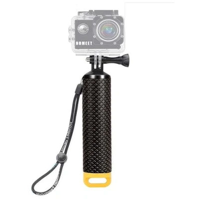 Abbildung von Homeet Schwimmer Handgriff Schwimmender Hand Grip Unterwasser Handstick Monopod Pole Selfie Stick Ergonomisch für Action Kameras 【Gelb】