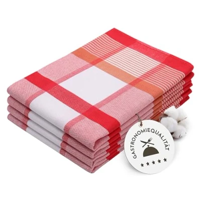 Abbildung von ZOLLNER Geschirrtuch, (Spar Set, 4 tlg), vom Hotelwäschespezialisten, 50 x 70 cm, 100% Baumwolle, Hotelwäschespezialisten