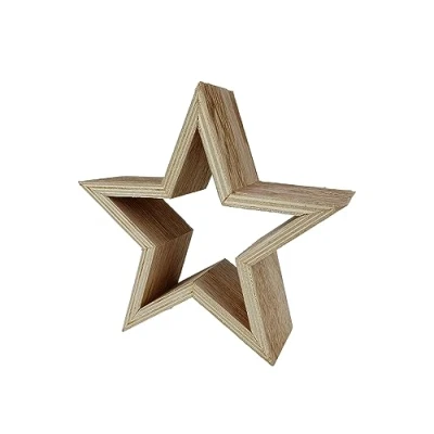 Abbildung von sesua Dekostern Deko Holzstern Stern Weihnachtsstern Fensterdeko Tischdeko
