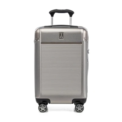 Abbildung von Travelpro Platinum Elite Hartschalen Koffer mit drehbarem Rollen, TSA Schloss, Hartschale, Polycarbonat Koffer, Metallischer Sand, Carry on 21 Inch,