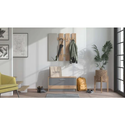 Abbildung von INOSIGN Garderoben Set &quot;Rimini, 2tlg&quot;, (2 St.), bestehend aus Garderobenpaneel und Schuhschrank