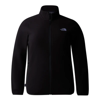 Abbildung von The North Face PLUS Glacier FULL ZIP Fleecejacke, Damen, Größe: 50 52, Black
