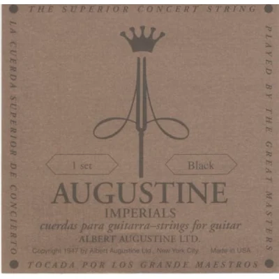 Abbildung von Klassik Gitarrensaiten Imperials Label Satz Black High Tension/Basssaiten Light Tension