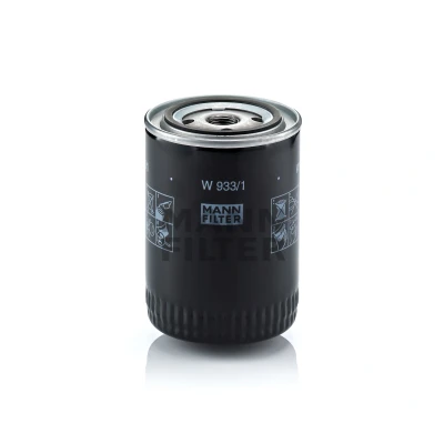 Abbildung von MANN FILTER W 933/1 Ölfilter 3/4 16 UNF mit einem Rücklaufsperrventil Anschraubfilter NISSAN: Patrol 3/2 SUV, Pick Up, GR 5 SUV