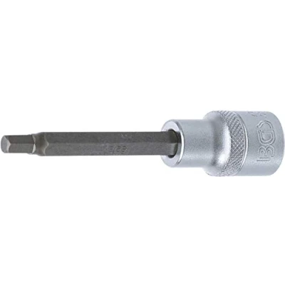 Abbildung von BGS 4261 Bit Einsatz Länge 100 mm 12,5 (1/2&quot;) Innensechskant 6