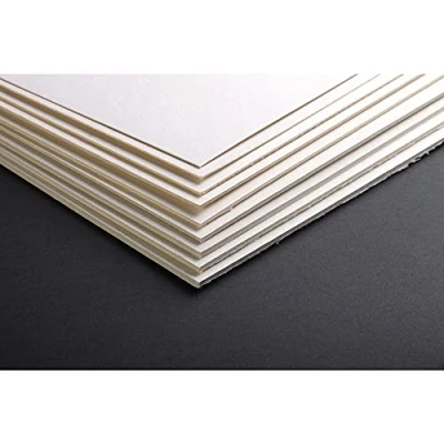 Abbildung von Clairefontaine 93961C Packung (mit 10 Holzkartons, 60 x 80 cm, 1,5 mm, 825 g, ideal für Modellbau, leicht und glatt, 100% Zellulose) 10er Pack beige