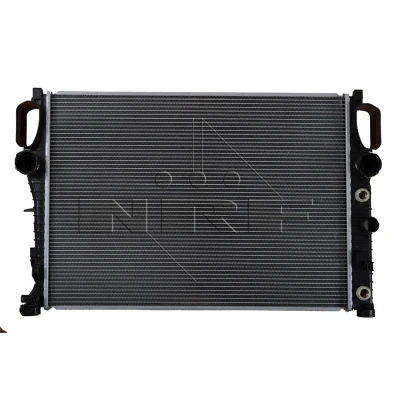 Abbildung von NRF EASY FIT 53423 Kühler, Motorkühlung Aluminium 640 451 24 mit Dichtring Kühlrippen gelötet MERCEDES BENZ: E Klasse T modell, Limousine